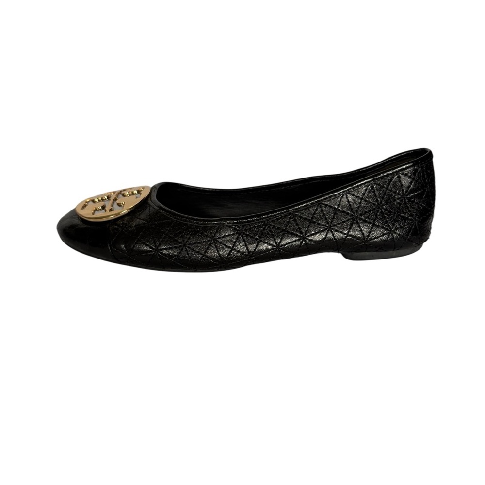 Tory Burch Claire Quilted Ballet Flat Size 7.5 - Picture 2 of 10